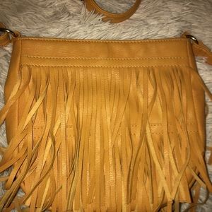 Women’s Orange fringe small purse